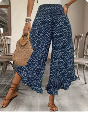 Pantalon Palazzo Pois Vintage