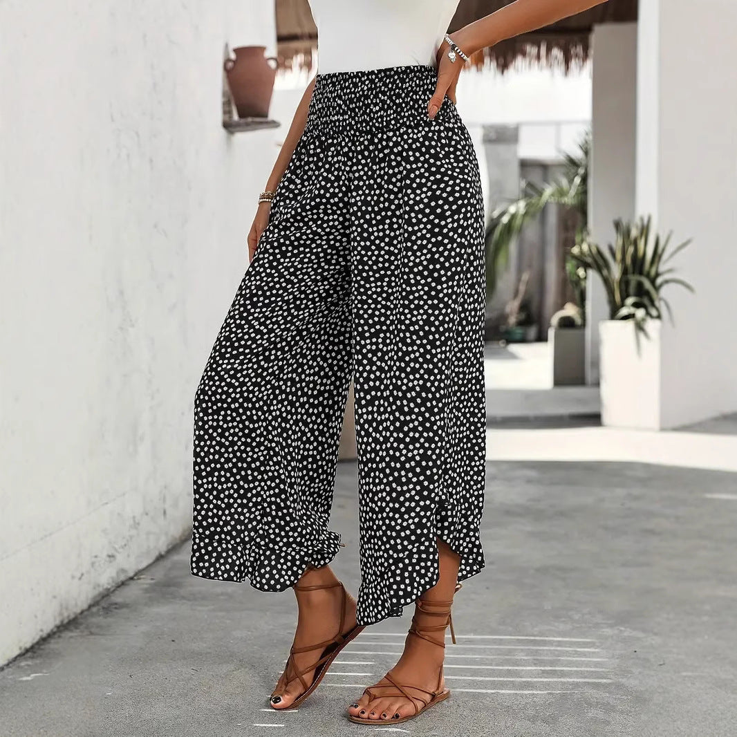 Pantalon Palazzo Pois Vintage